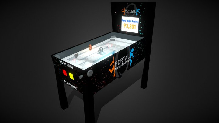 Marble Madness 3D Model