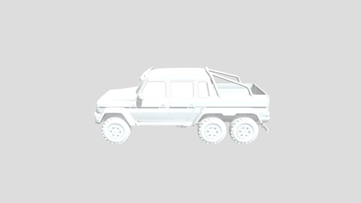 Mercedes Brabus B63 G63 6X6 3D Model