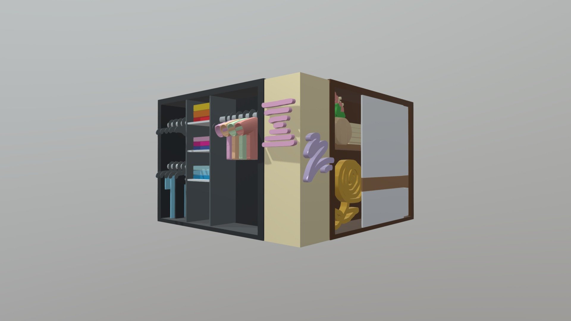 Soraya - Closet model 3D