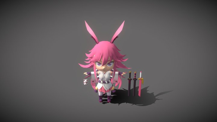 Honkai 3 Sakura Yea 3D Model