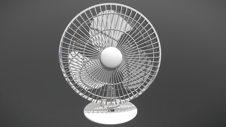 Desk fan 3D Model