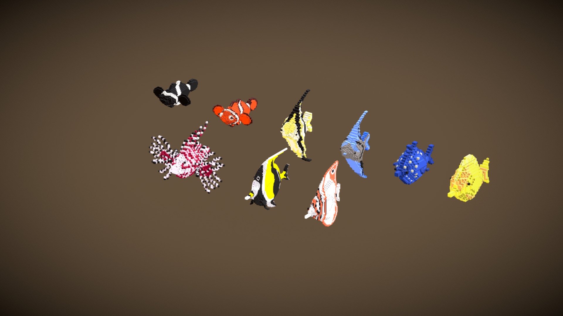 Fish Pack Voxel - Buy Royalty Free 3D model by Sora (@dualityart ...