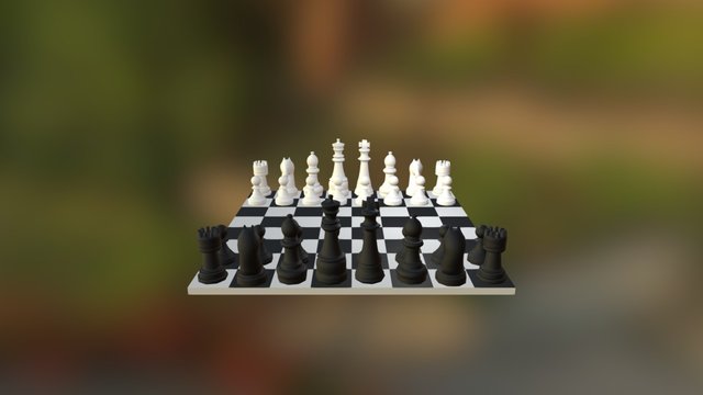 Ajedrez 3D Model