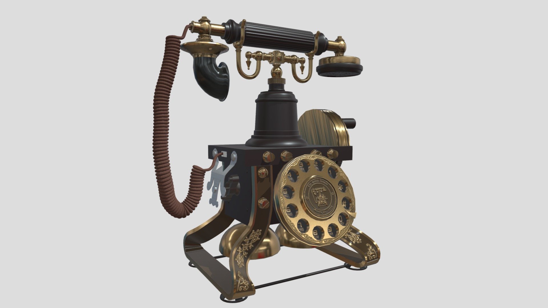 Antique Telephone - 3D model by Alyssa Peterson (@mostlyghosty ...