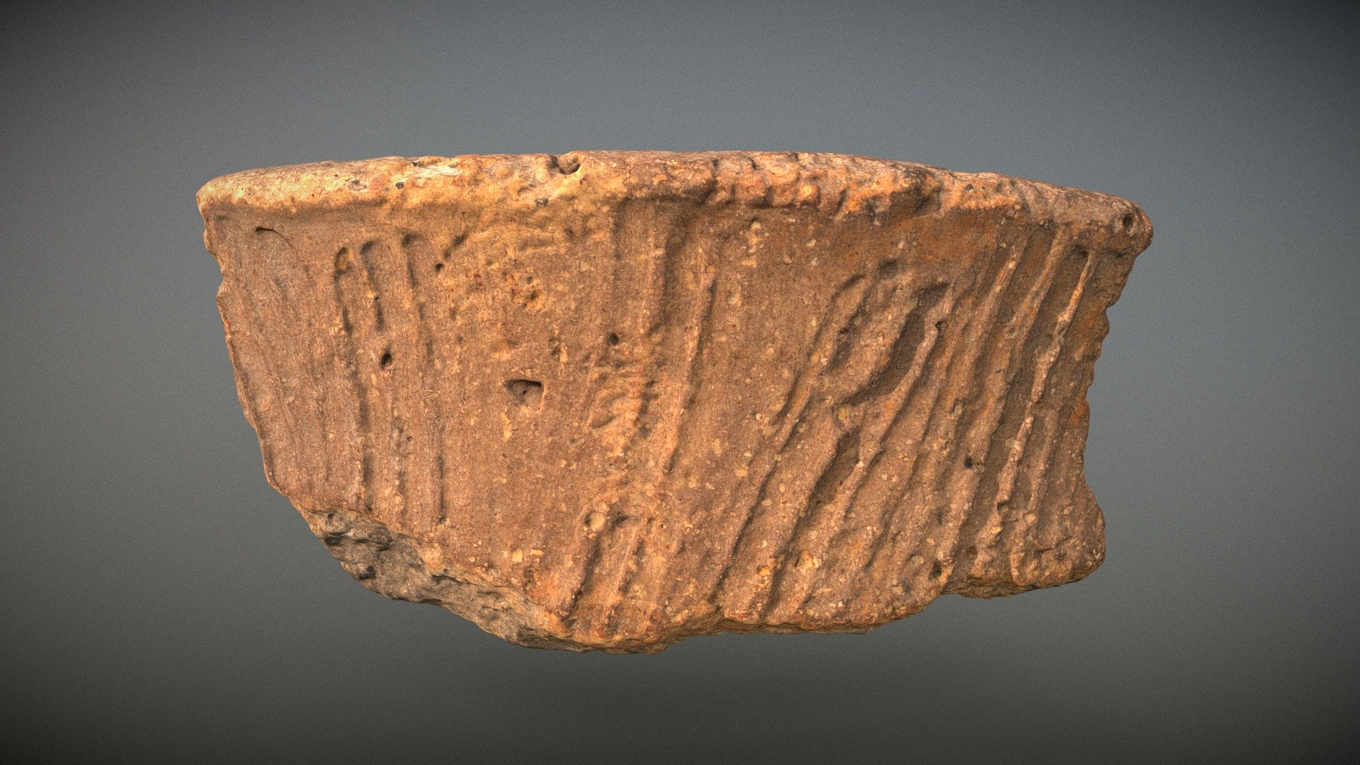 Brushed Rim Fragment