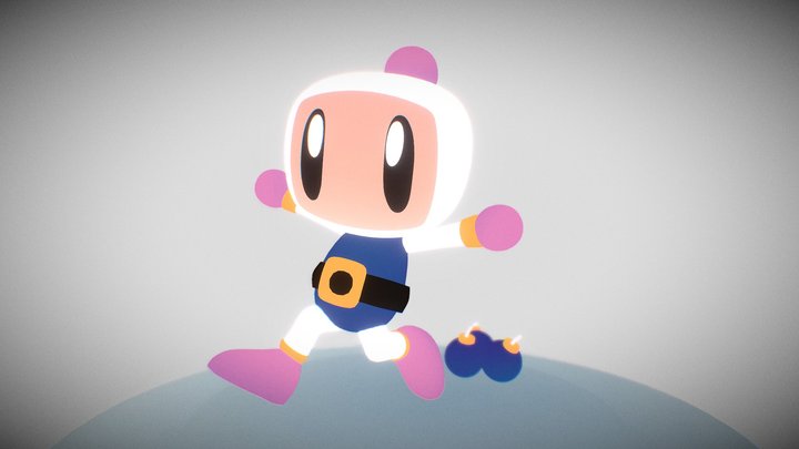 Bomberman Hero! 3D Model