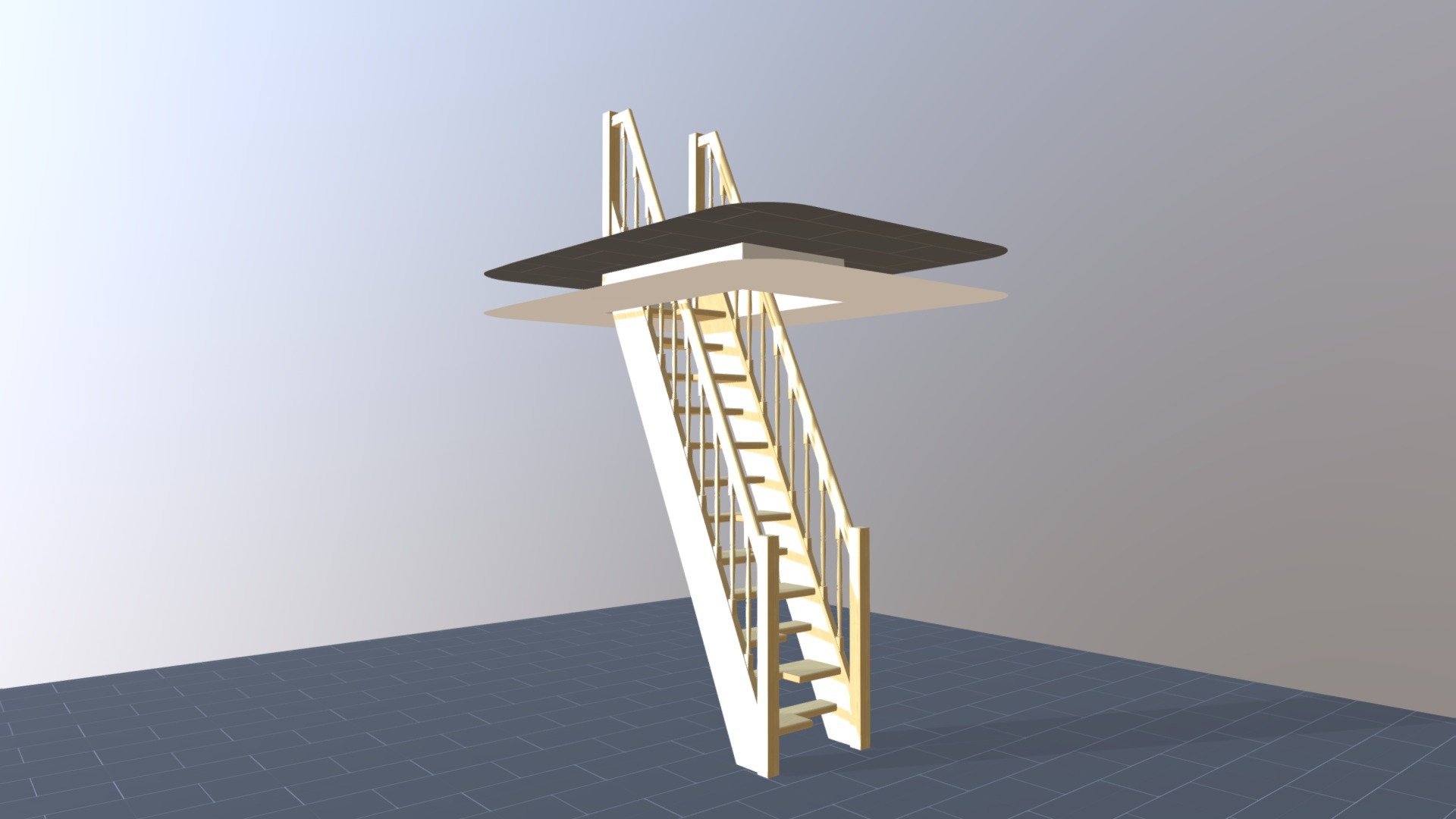 067 Meriheina tee lipa-lapa trepp - 3D model by Baltic Wood Partners ...