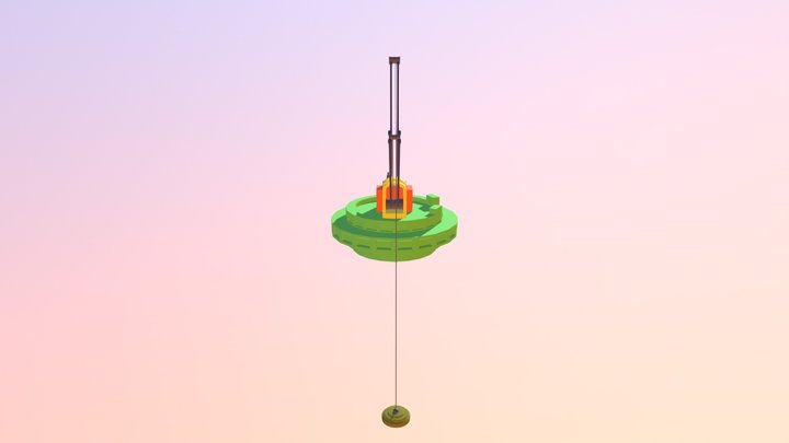Crane Model 3D Model