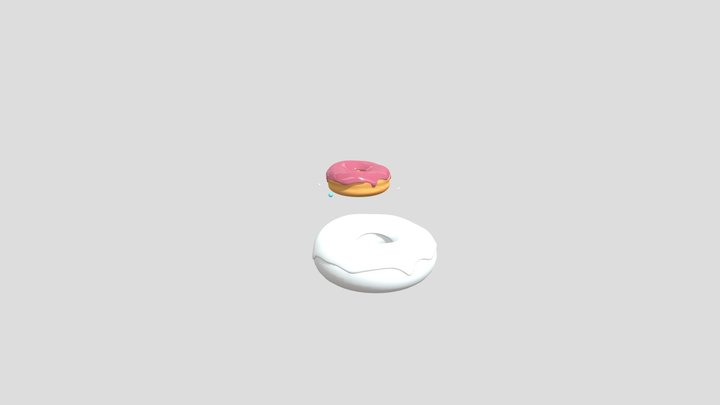 Donut For Sketchfab 3D Model