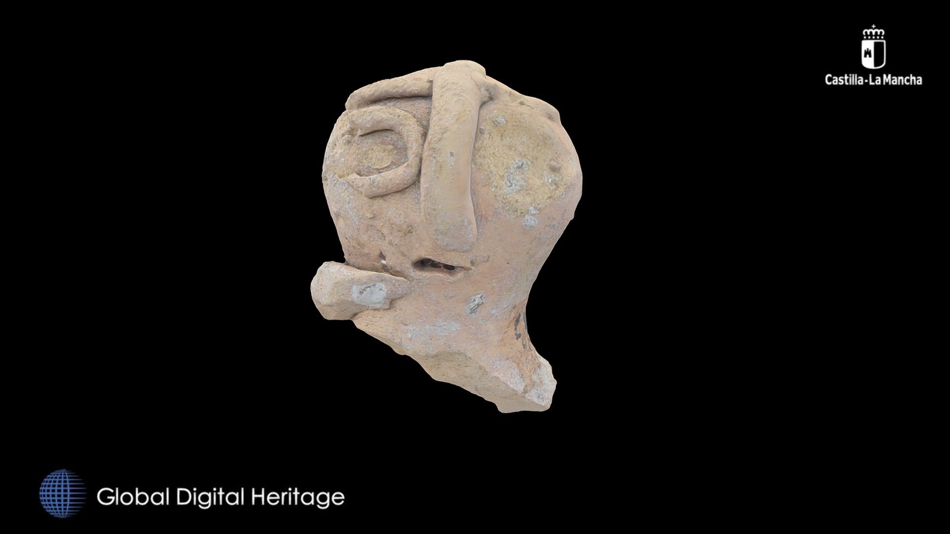 Anthropomorphic Figure, Calatrava la Vieja, Esp.