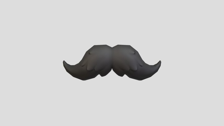 Mustache 15 3D Model
