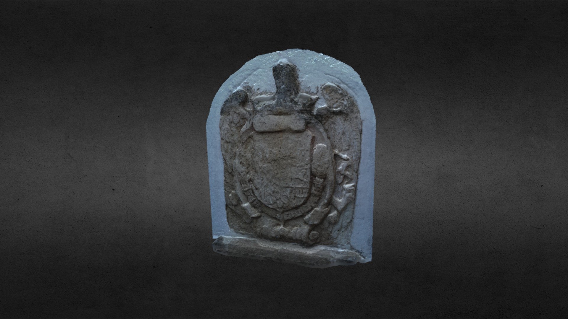 Blasón águila Alhama de Granada Download Free 3D model by