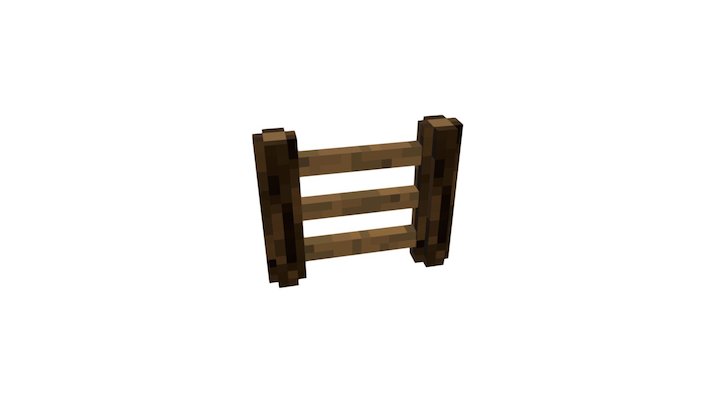 Spruce Fence 3D Model