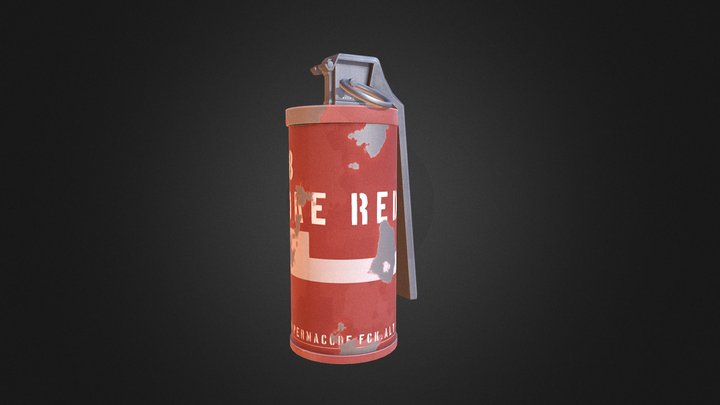 Smoke Grenade NovaCorp 3D Model