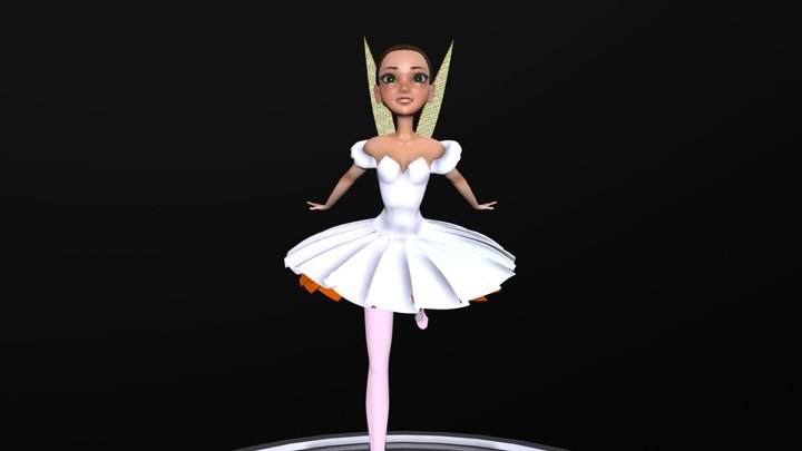 Ballet Dancer 3D Model