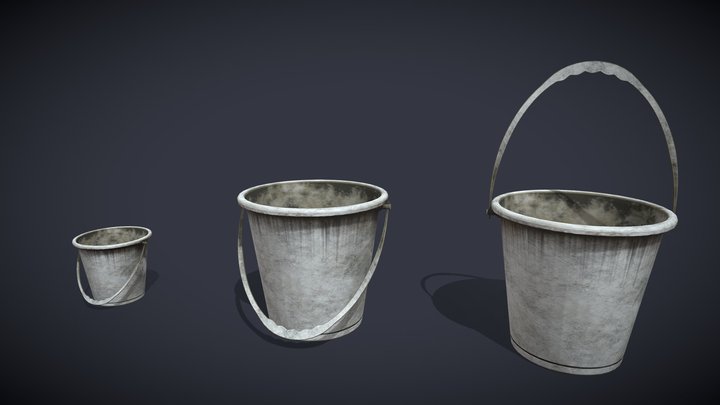 Old Bucket - 2MB – Modelo 3D gratuito STL