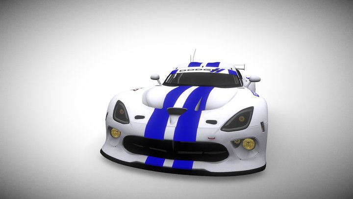 SRT Viper GTS-R 3D Model