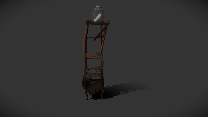 Showcase Collapse Smooth Animation 3D Model