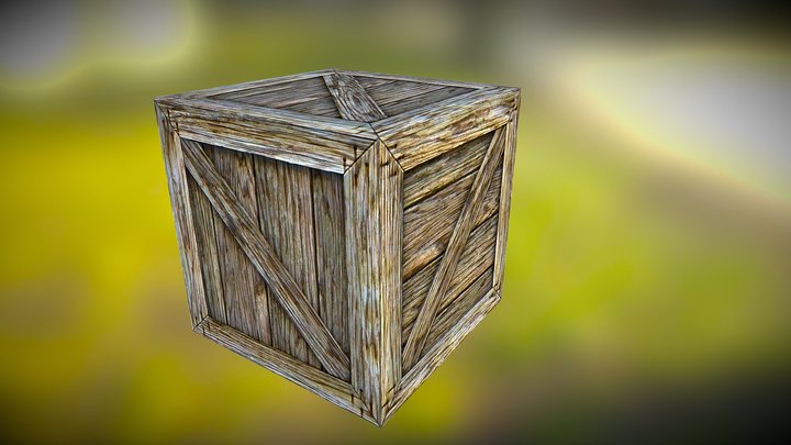 Crate  3D Model