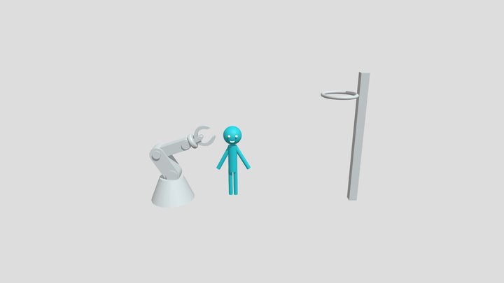 Braccio Riggato 3D Model