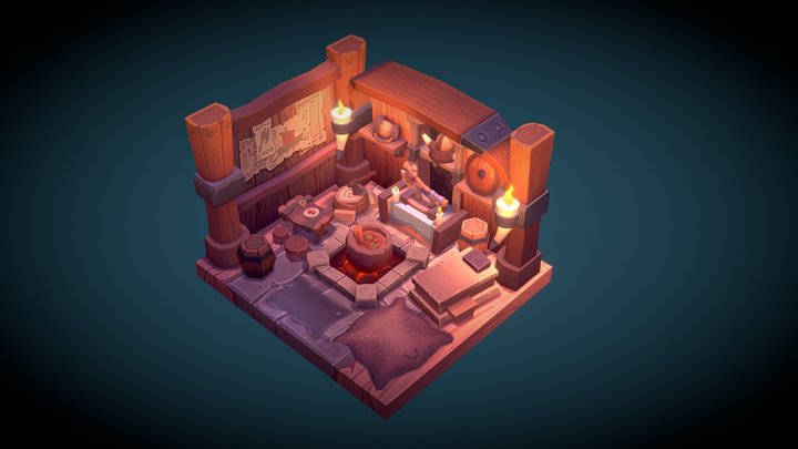 Viking room 3D Model