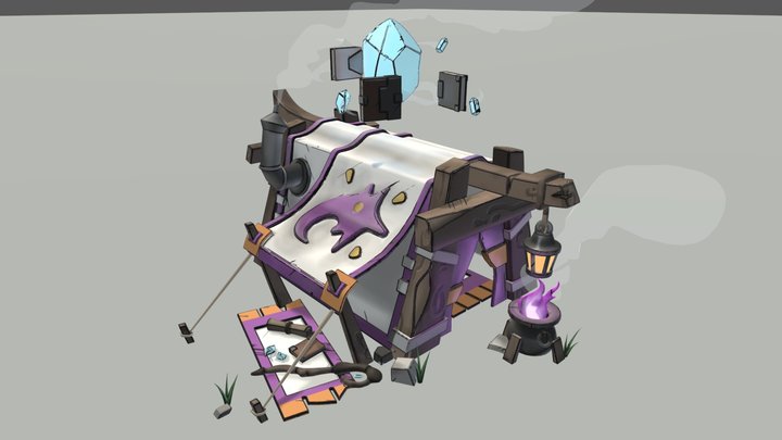 Magical Tent 3D Model