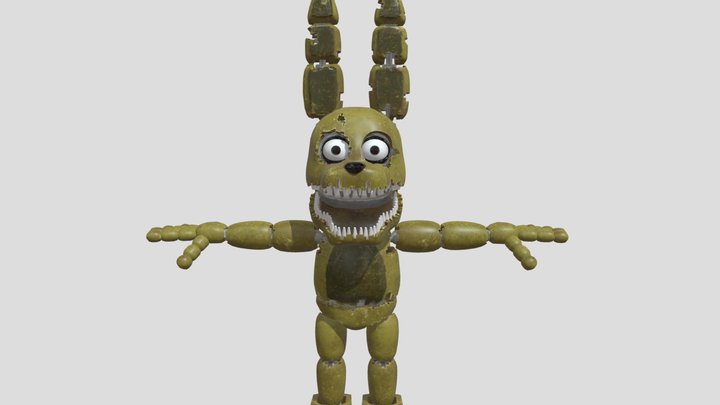 Plushtrap Five Nights At Freddys Help Wanted 3D Model