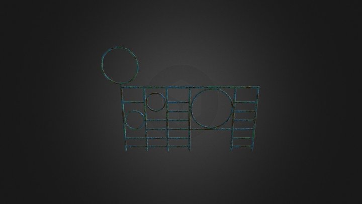 The Soviet climbing wall 3D Model