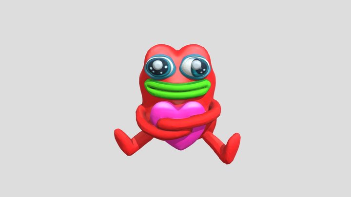 Heart Hugger 3D Model