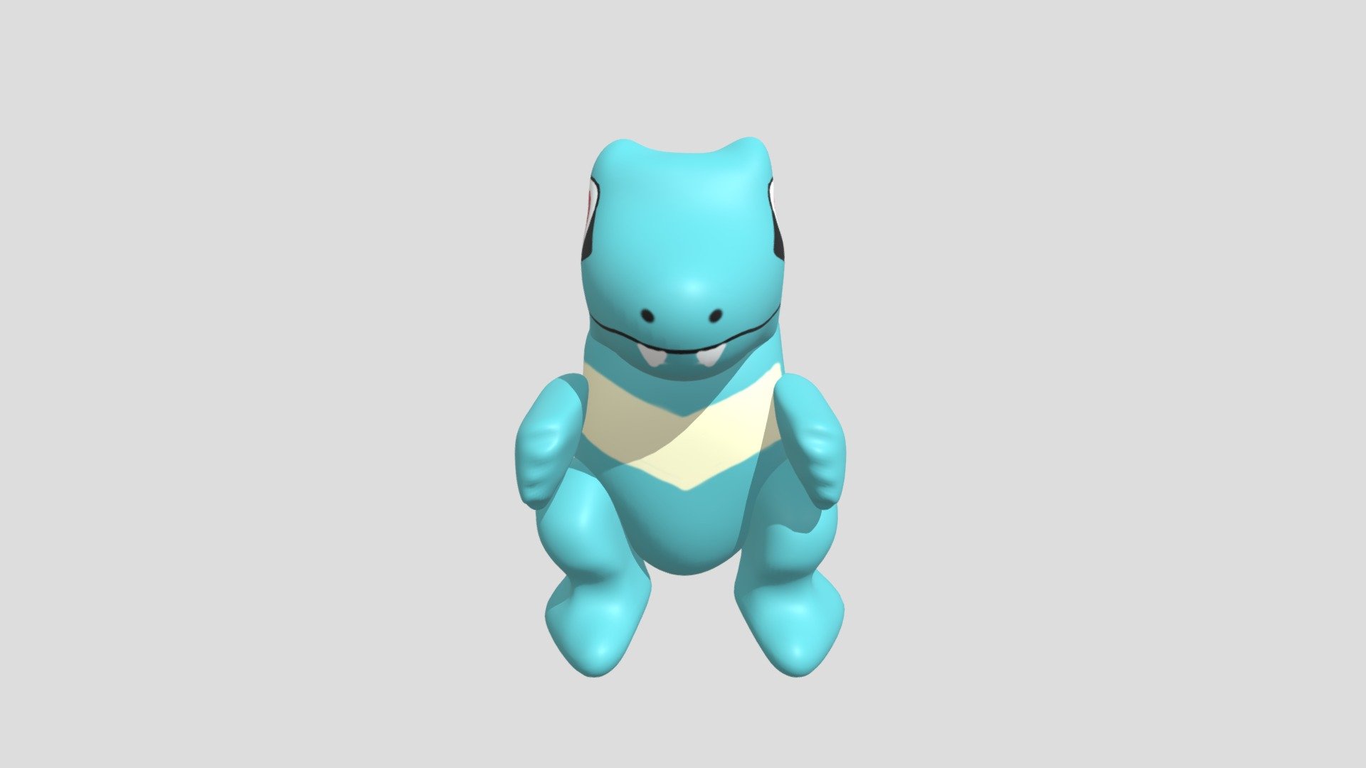 Totodile - 3D model by mrv2021 [a4a349f] - Sketchfab