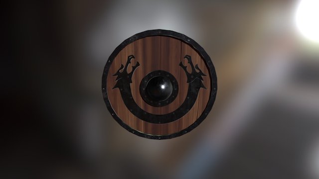 Viking Shield 3D Model