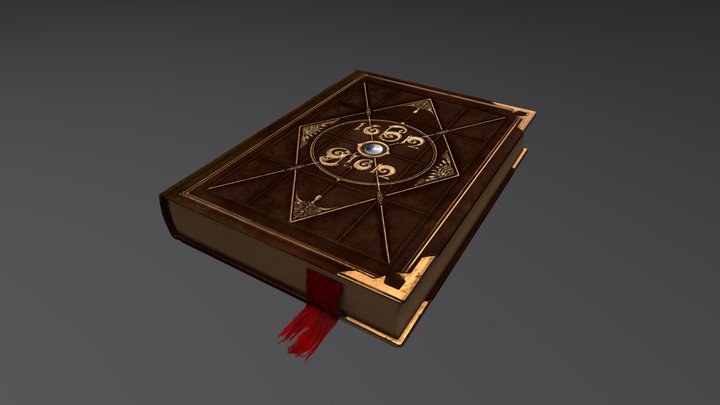 Magic Book 3D Model