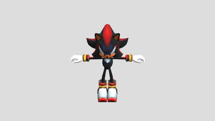 Shadow The Hedgehog Sa2 3D Model