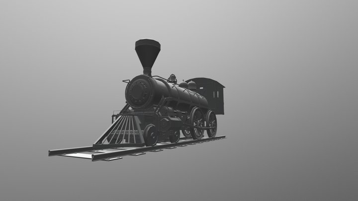 复古小火车 3D Model