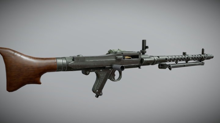 MG-34 3D Model