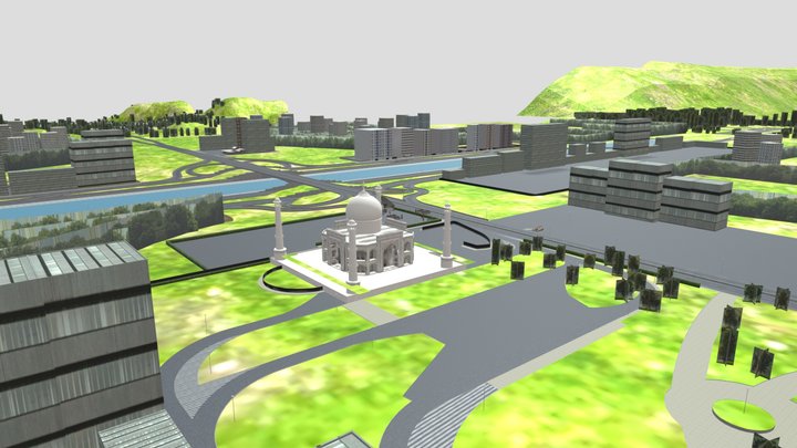 Indian Cars Simulator 3D - Old Map – Modello 3D gratuito STL