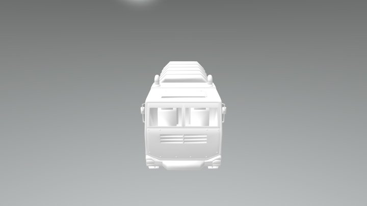EU TRUCK No Armor 3D Model