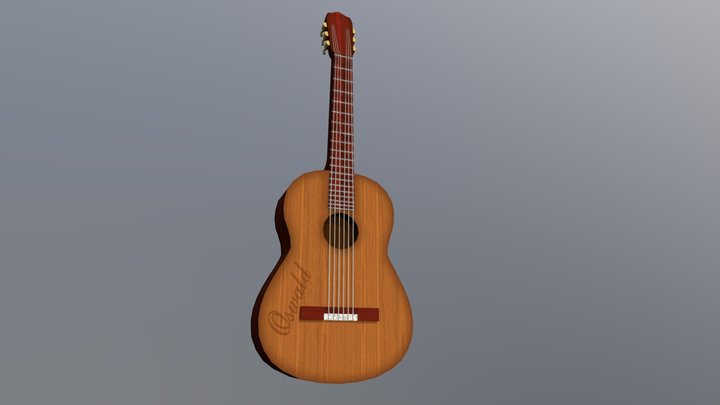 Guitar to 3D Print 3D Model