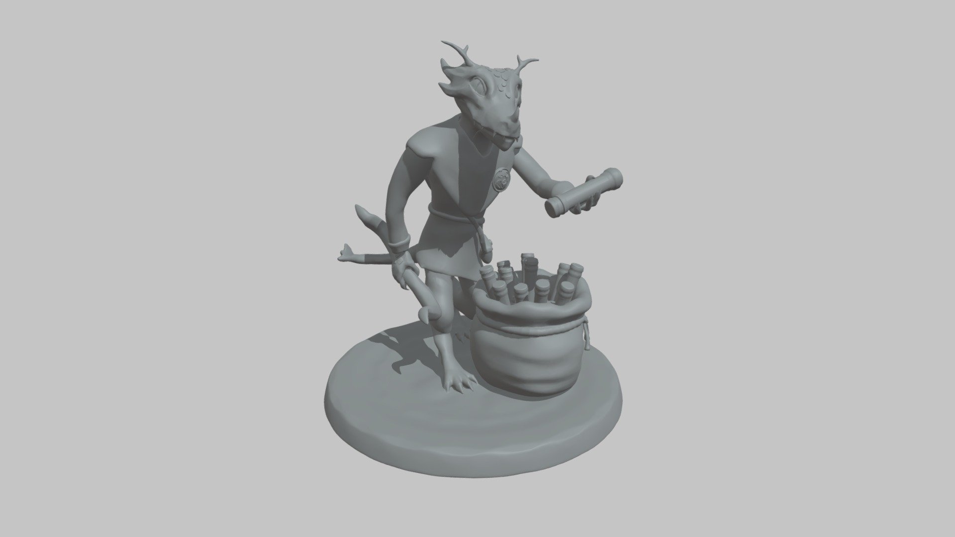 Visk, the Kobold Courier