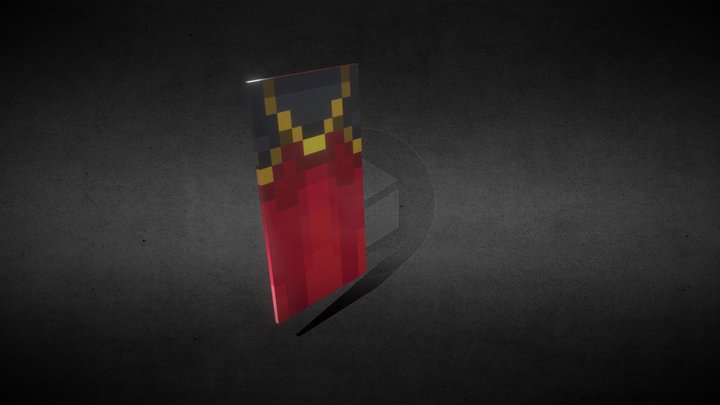 Minecraft Cape 3D Model