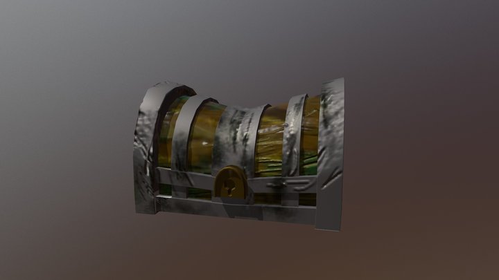 KNB137 - Digital Worlds - Treasure Chest Model 3D Model