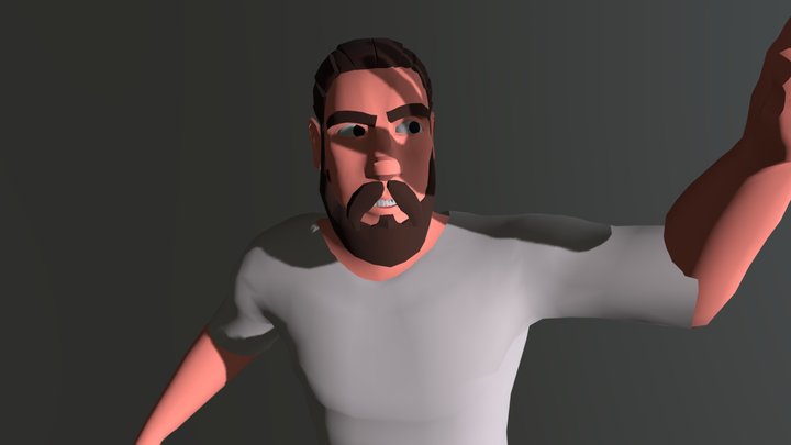 First character 3D Model