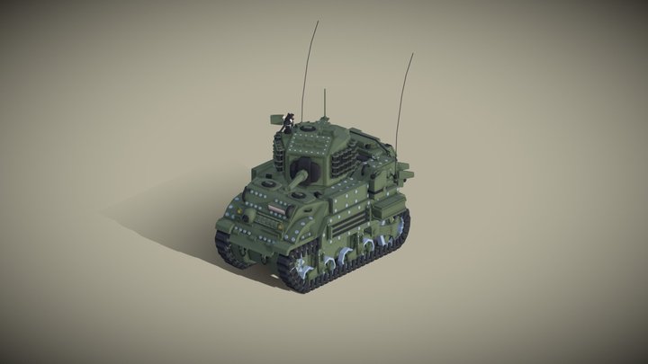 Stuart Tank Animated – Free 3D Model STL
