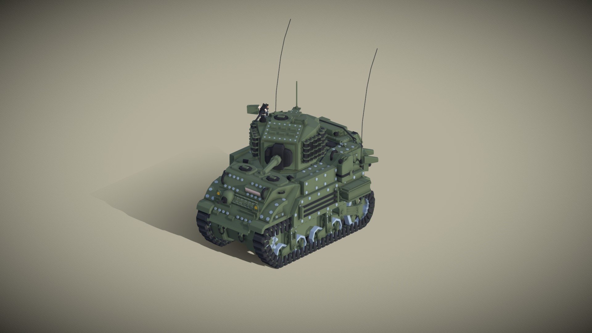 Stuart Tank Animated