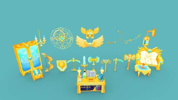 gold 3D Model