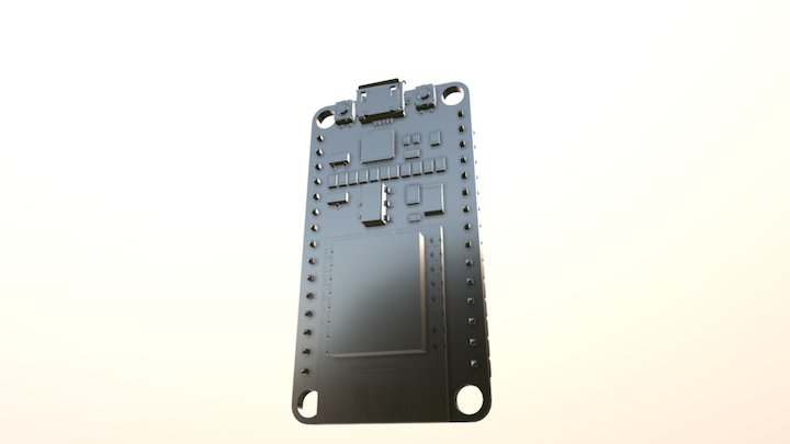 NodeMCU ESP8266 3D Model
