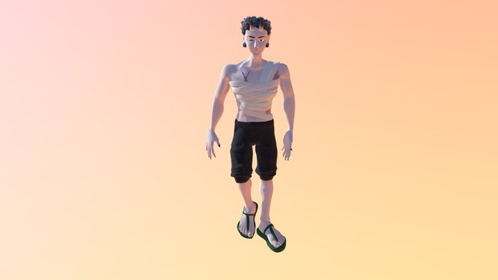 Personaje pose 3D Model