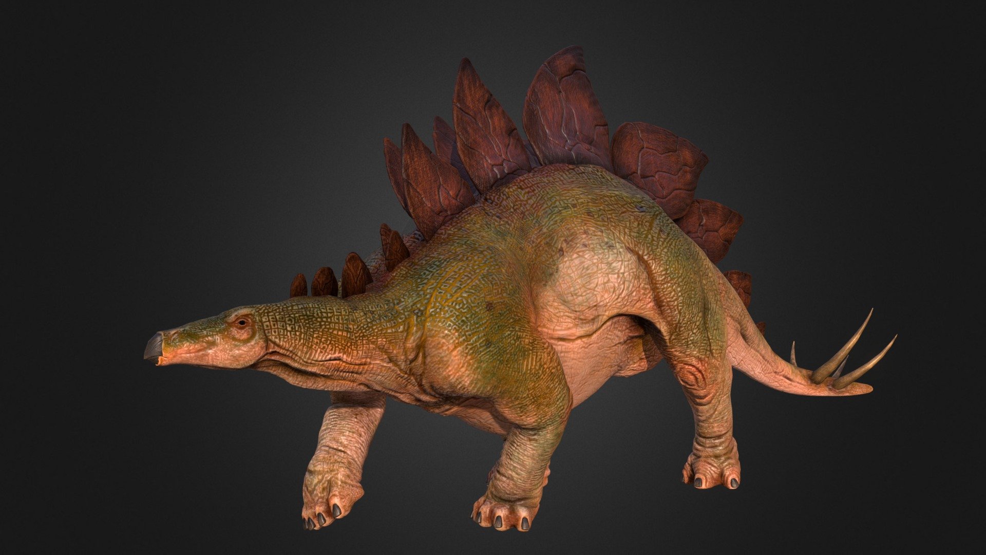 Jurassic Park Stegosaurus for your Games/Movies