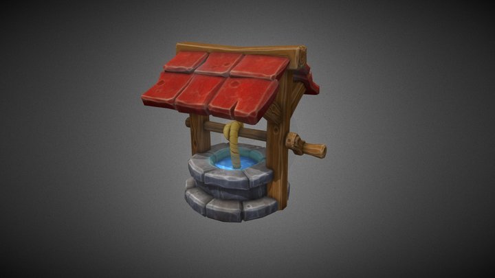 Stylized well 3D Model