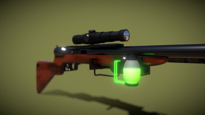 Old West Gun 3D Model